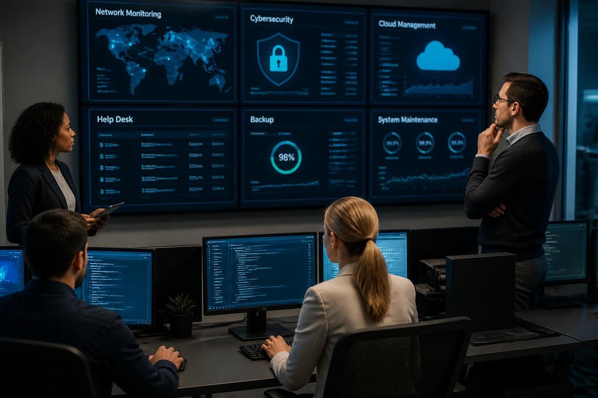 Managed IT support service components