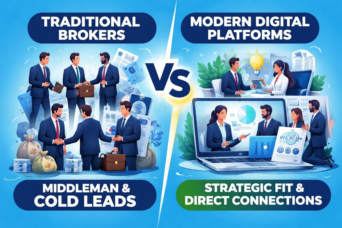 Traditional vs modern M&A channels