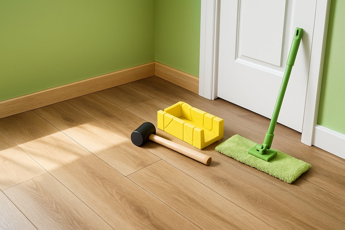 Finitions et entretien du parquet flottant