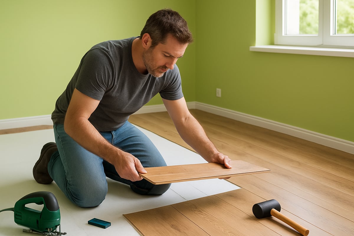 Étapes de pose du parquet flottant : tutoriel pas à pas
