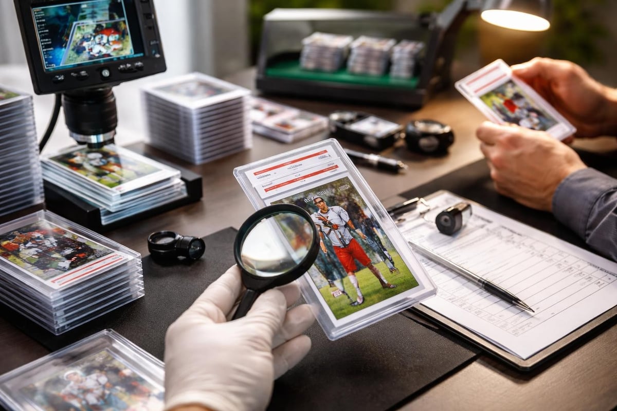 Card grading process