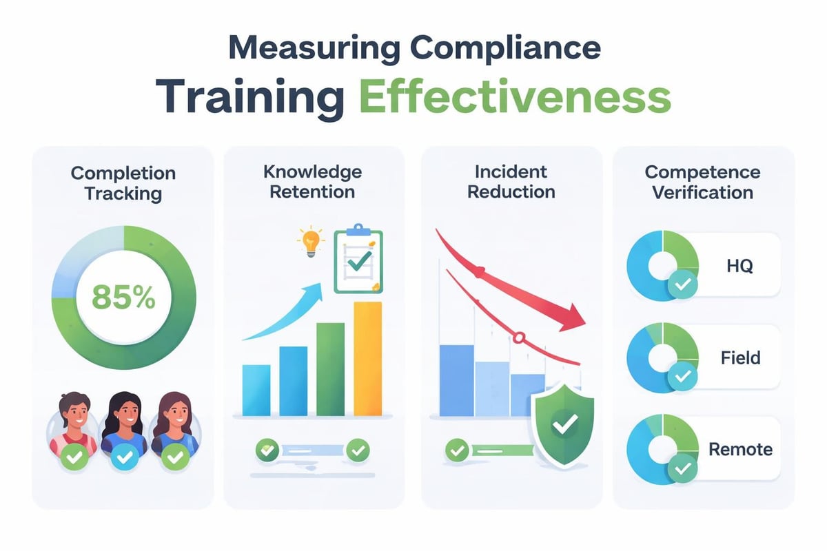 Training impact measurement dashboard
