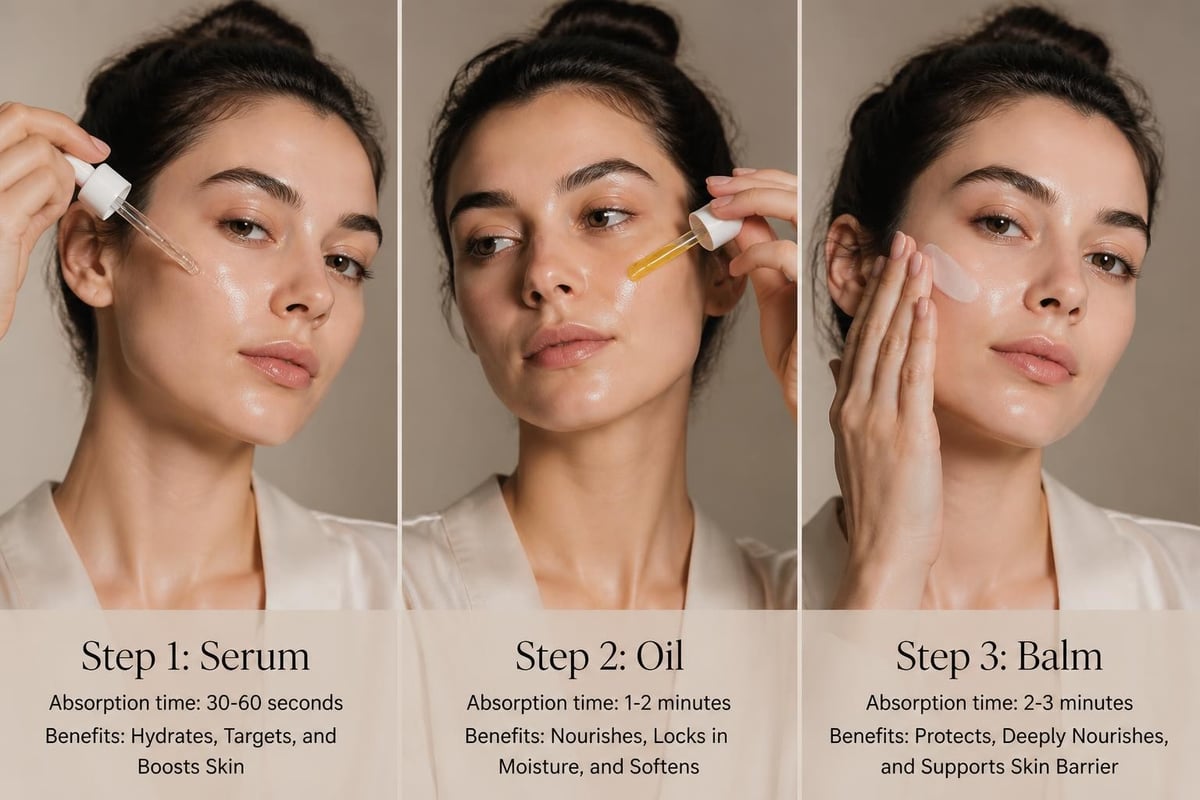 Product layering sequence