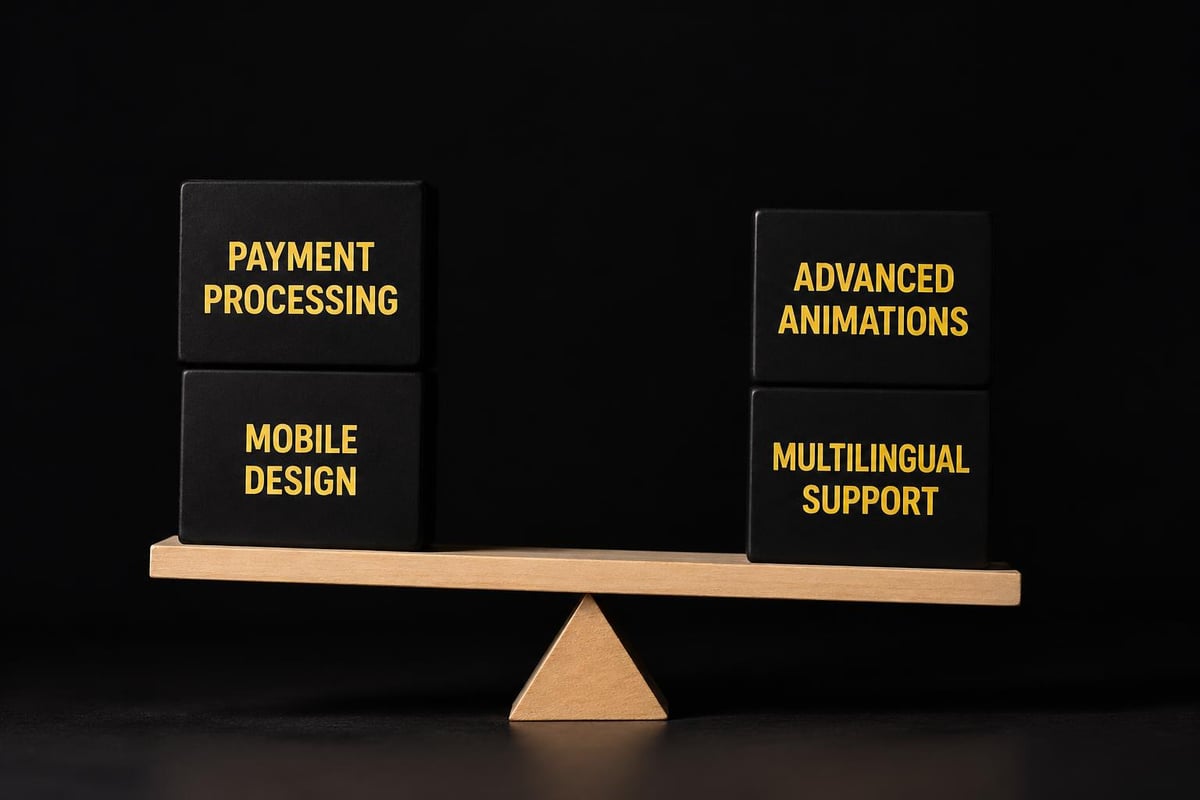 Website feature prioritisation