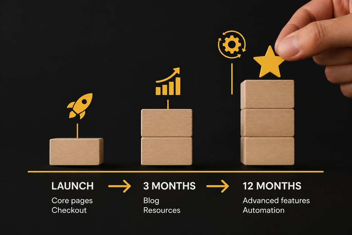 Website expansion roadmap