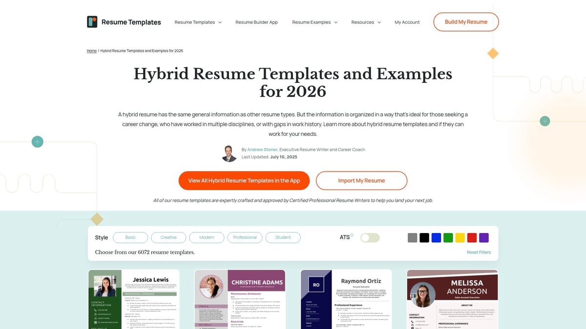 Top 10 Best Military Resume Formats for Success in 2026 4 Top 10 Best Military Resume Formats for Success in 2026 - Hybrid Military-Civilian CV Format