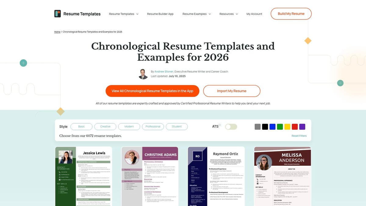Top 10 Best Military Resume Formats for Success in 2026 5 Top 10 Best Military Resume Formats for Success in 2026 - Chronological Military CV Format