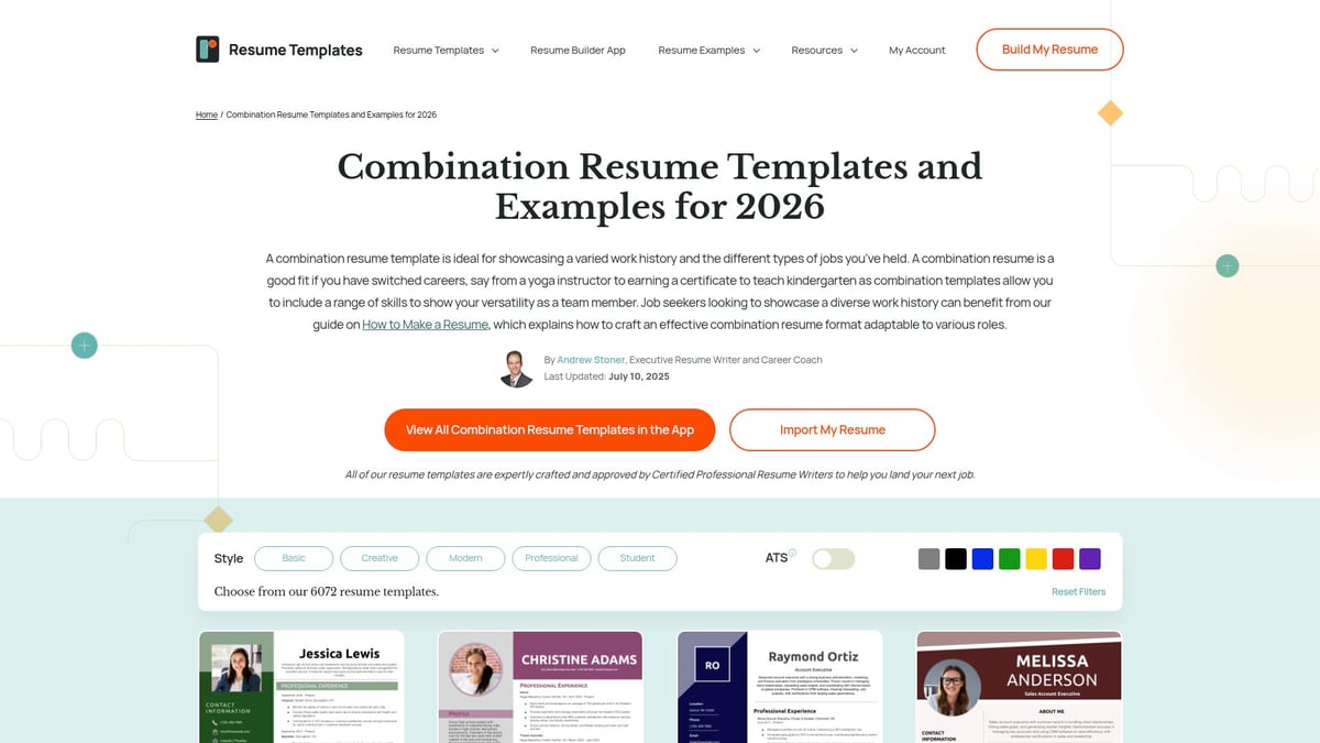 Top 10 Best Military Resume Formats for Success in 2026 8 Top 10 Best Military Resume Formats for Success in 2026 - Combination Military CV Format