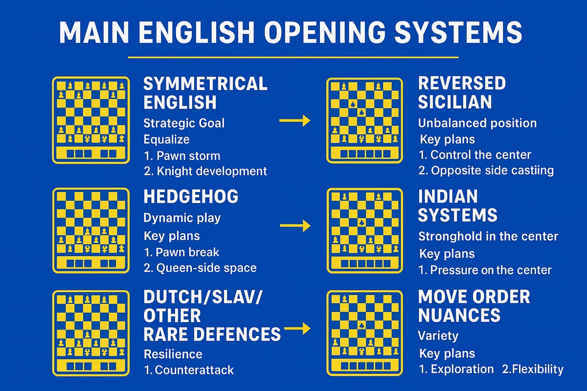 Navigating the Main Variations and Systems in the English Opening