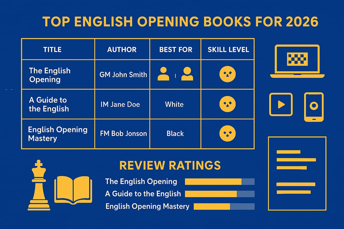 Book Guide: The Best English Opening Books for 2026