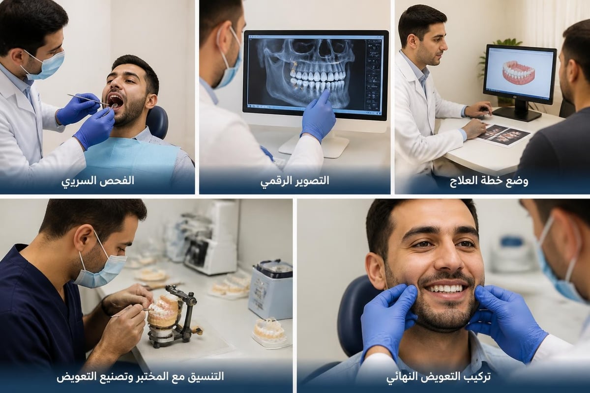دور اخصائي تركيبات الأسنان