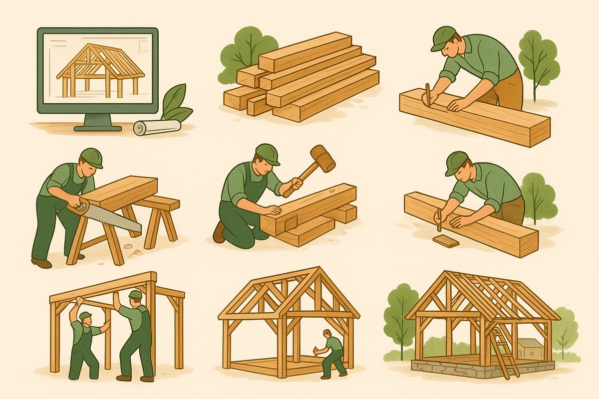 Timber Frame Roof Construction: Step-by-Step Process