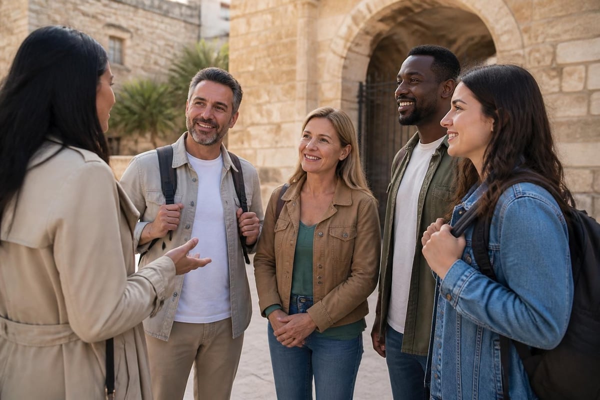 Engaging with tour guides