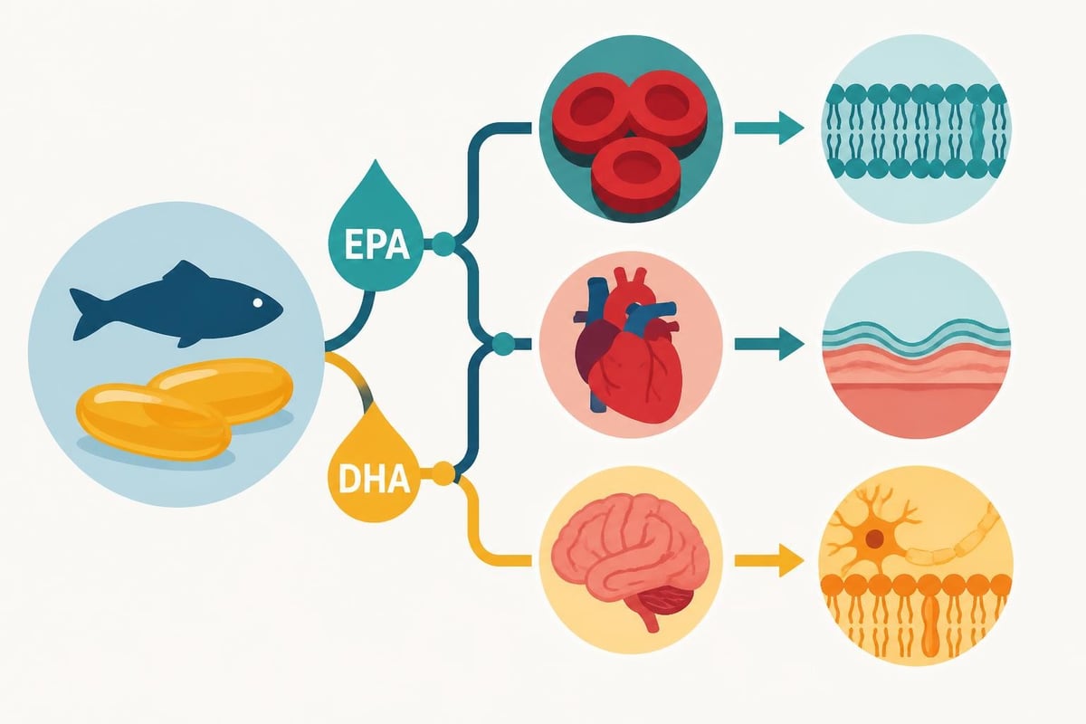 EPA and DHA integration pathways
