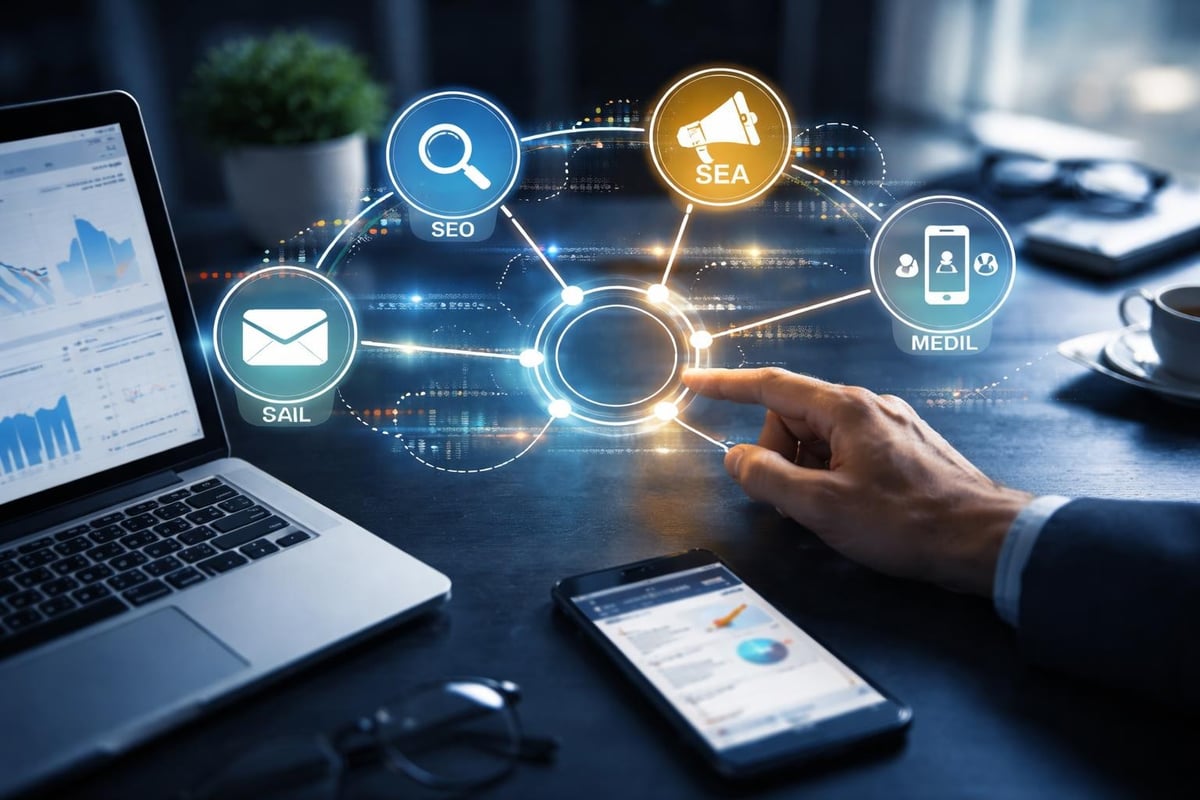 Integration verschiedener Online-Marketing-Kanäle