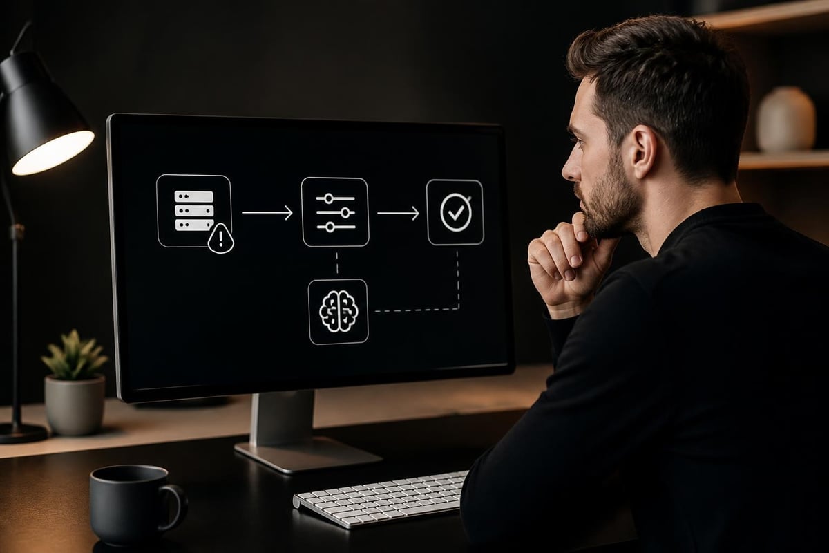 Data cleaning workflow with AI