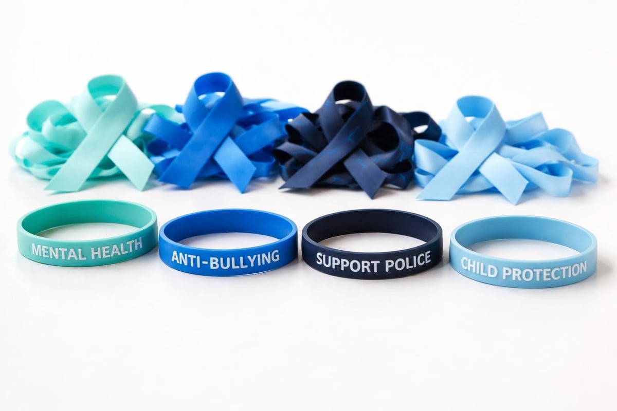 Blue bracelet awareness causes