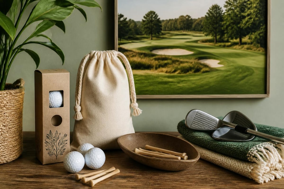 Sustainable golf gift selection