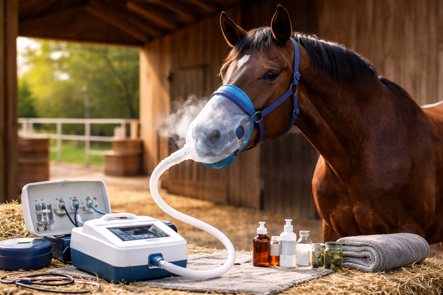 Inhaliergeräte für das Pferd: Moderne Therapie bei Atemwegserkrankungen