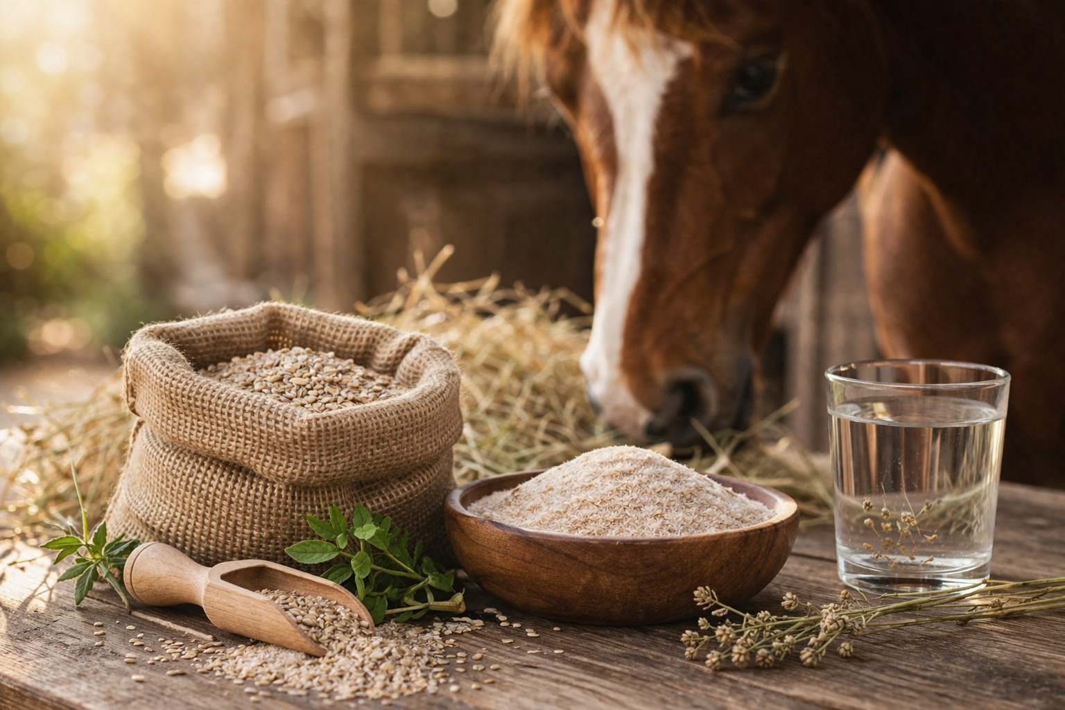 Flohsamen für das Pferd: Wirkung, Dosierung & Anwendung