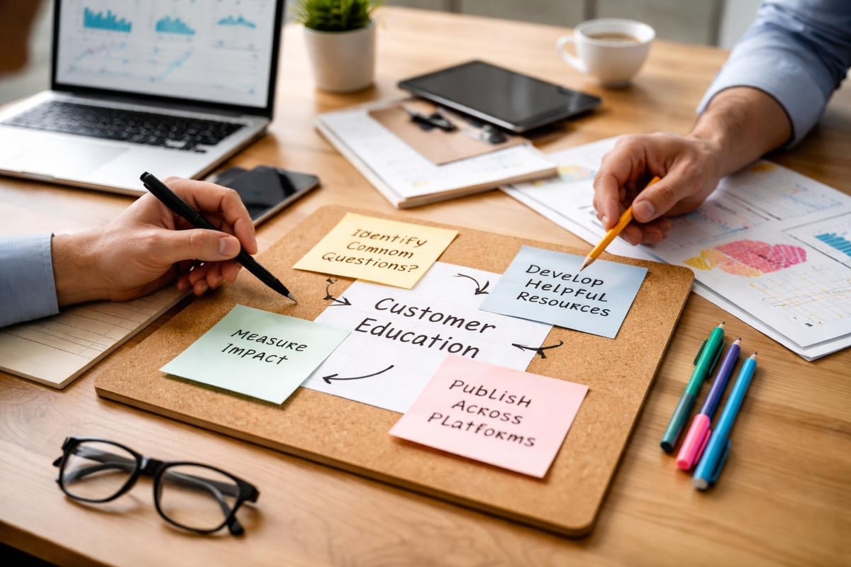 Customer education workflow