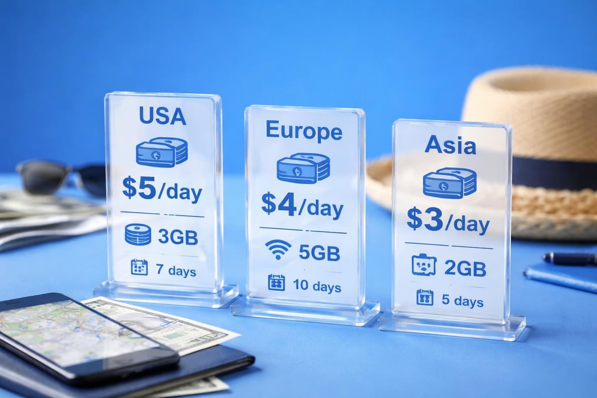 ESIM pricing comparison