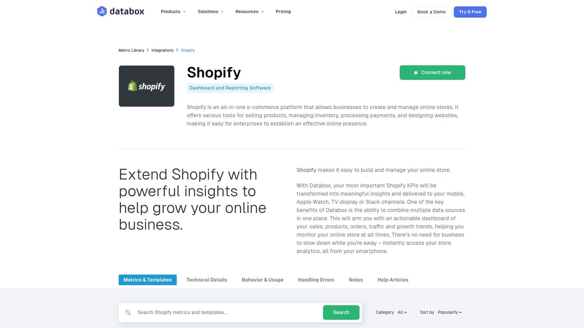 Top 7 Marketing Report Templates for Agencies in 2026 - Databox E-commerce & Shopify Templates