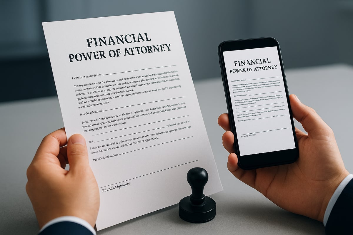 Key Features and Legal Requirements of a Financial Power of Attorney PDF