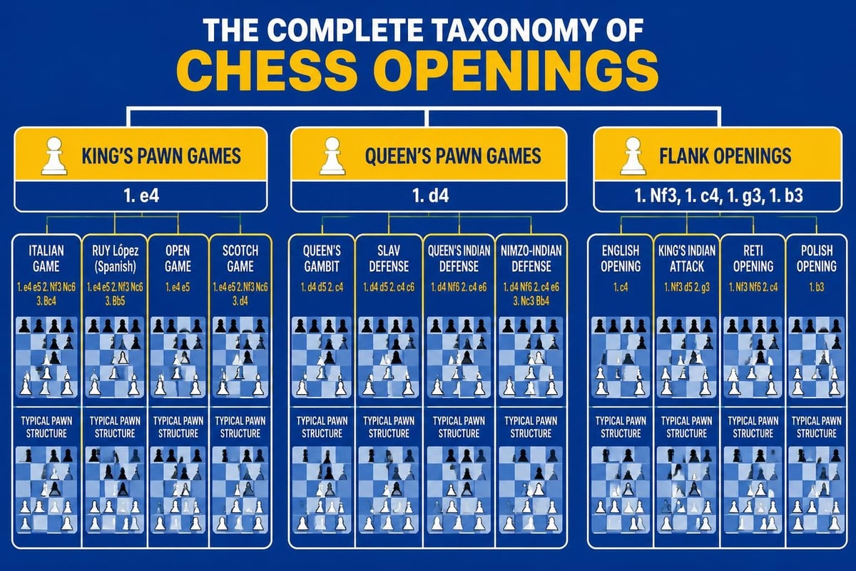 Chess opening families