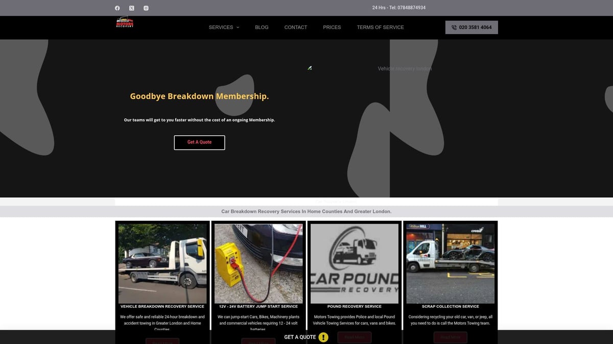 All Night Towing Guide: Everything You Need to Know 2025 - Motors Recovery: London’s Trusted 24/7 Towing Partner