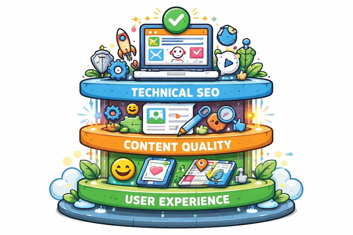 Website audit layers