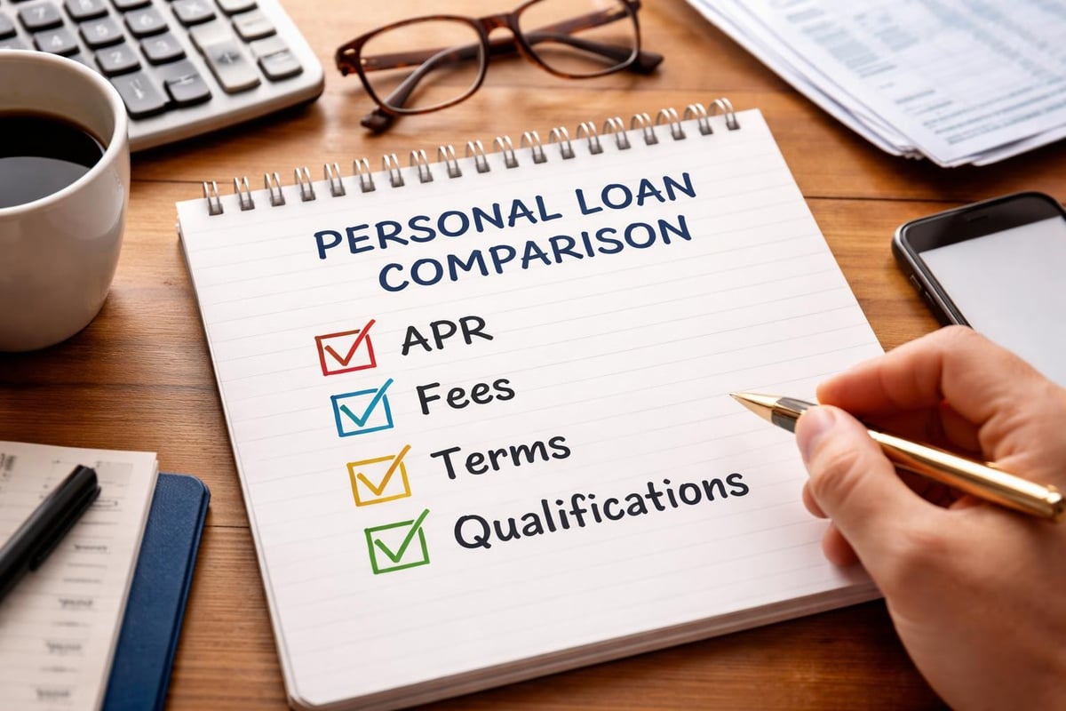 Financial comparison criteria