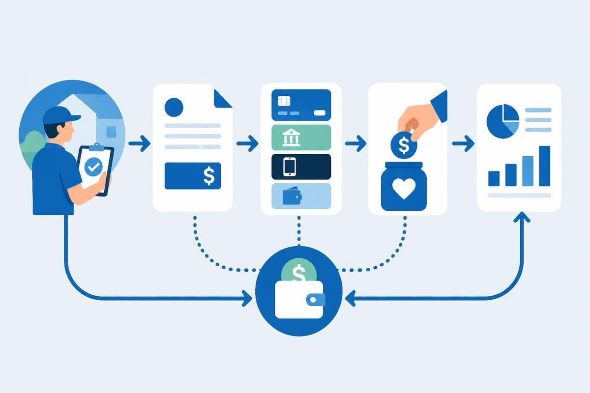 Payment processing workflow