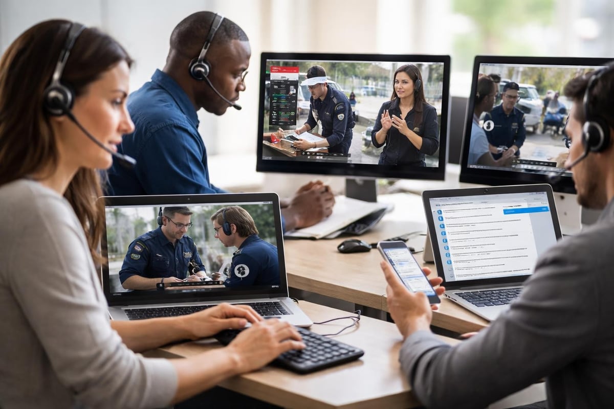 Emergency language service delivery methods