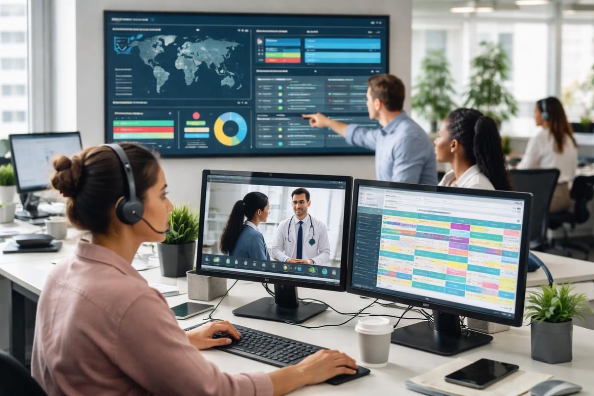 Language service staffing structure