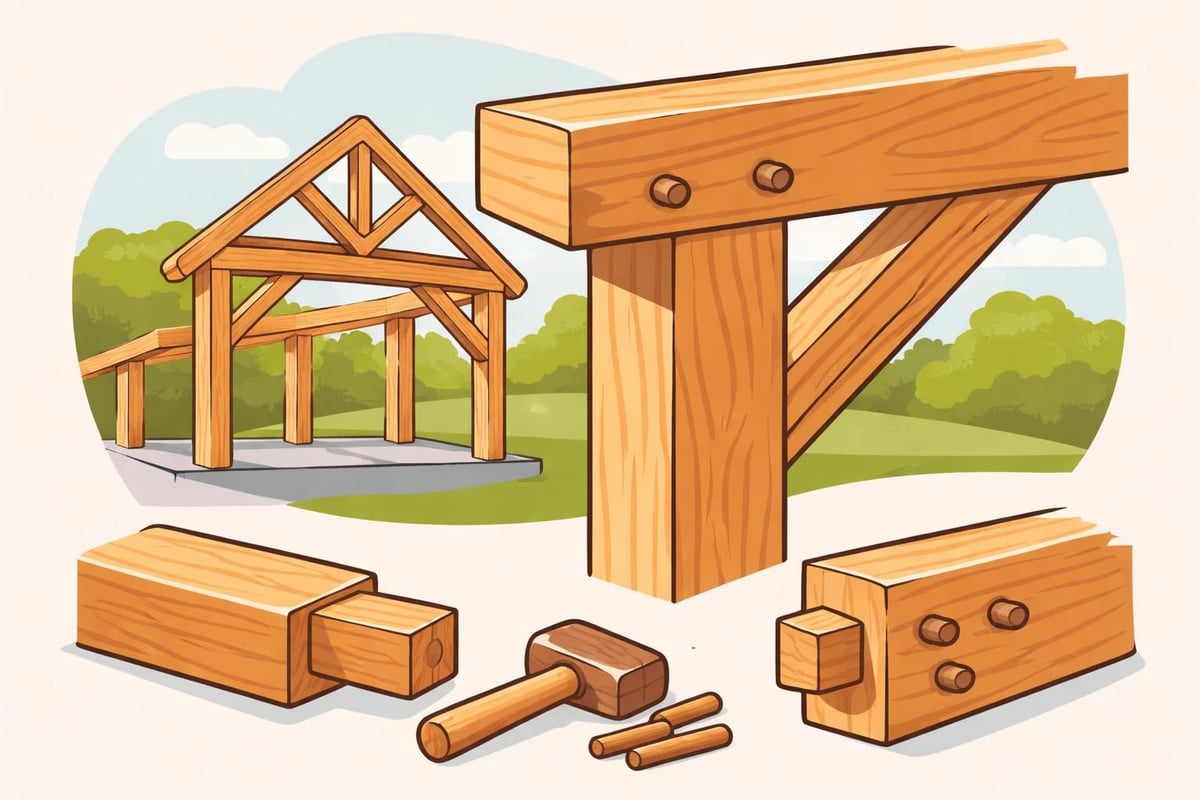 Oak timber structural components
