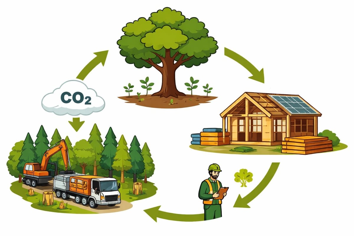 Sustainable oak construction