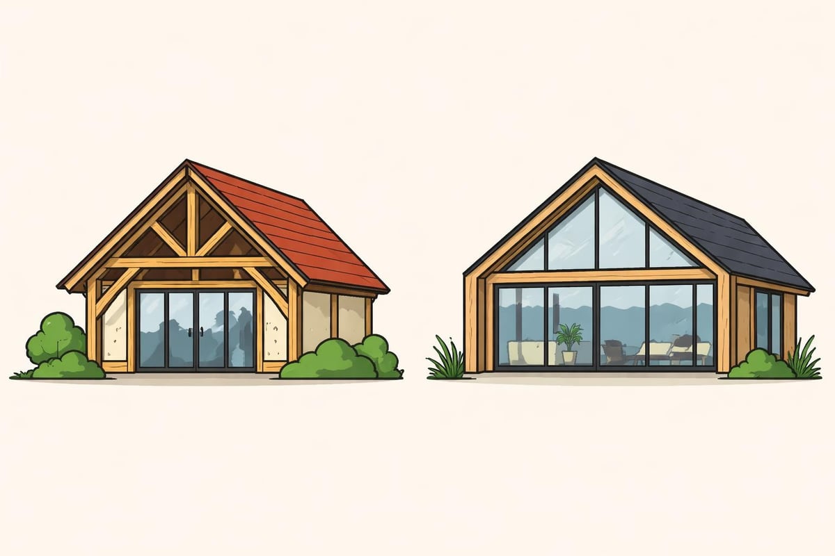 Oak frame architectural styles