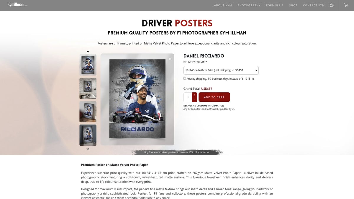 7 Best Daniel Ricciardo Poster Picks for F1 Fans 2026 - Daniel Ricciardo