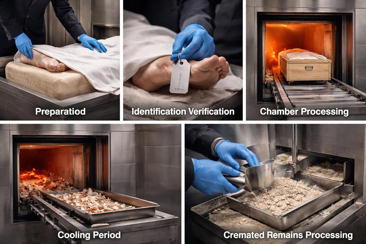 Cremation chamber process