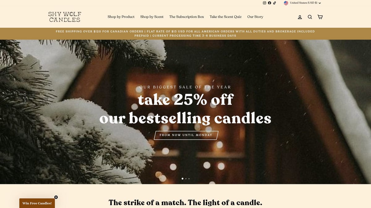 9 Essential Candle Company Canada Picks for 2026 - Shy Wolf Candles