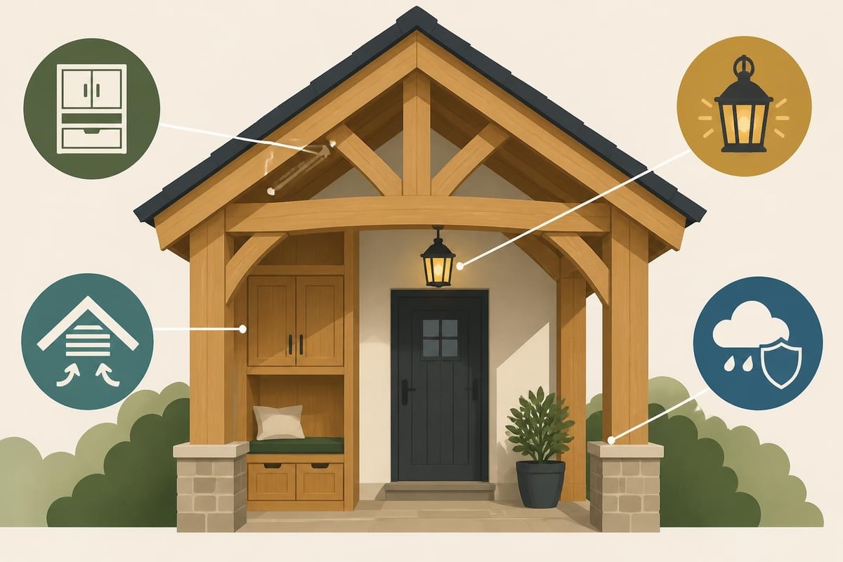 Functional porch features