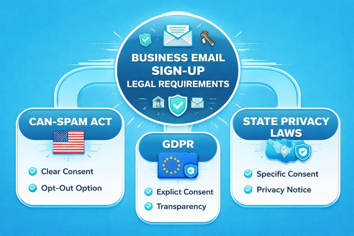 Legal compliance framework for email marketing