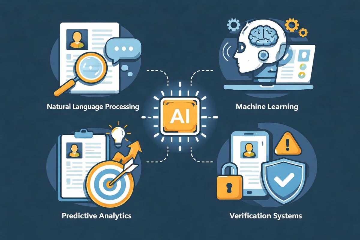 AI recruitment technology components