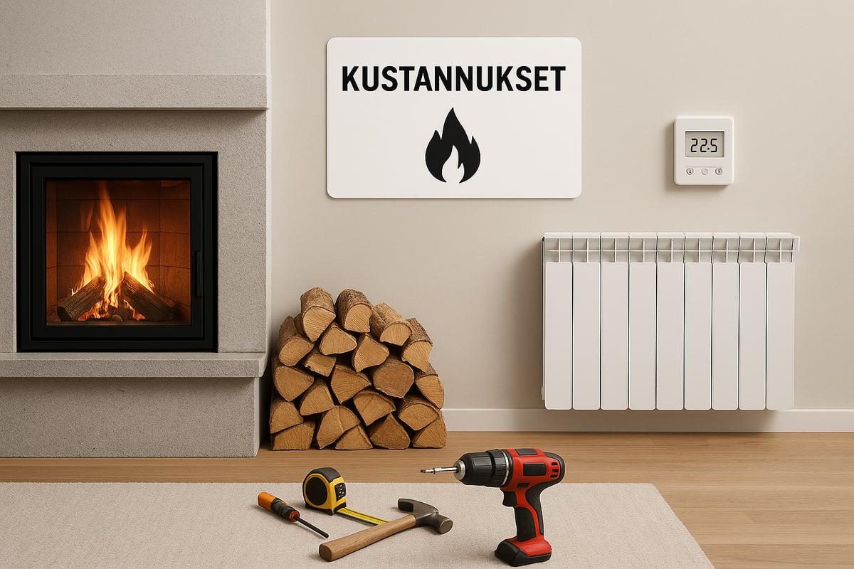 Kustannusvertailu: Takka vs. sähkö lämmitys