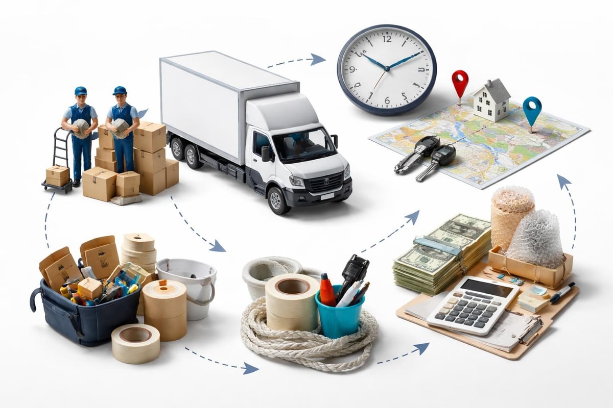Local moving company hourly rate structure