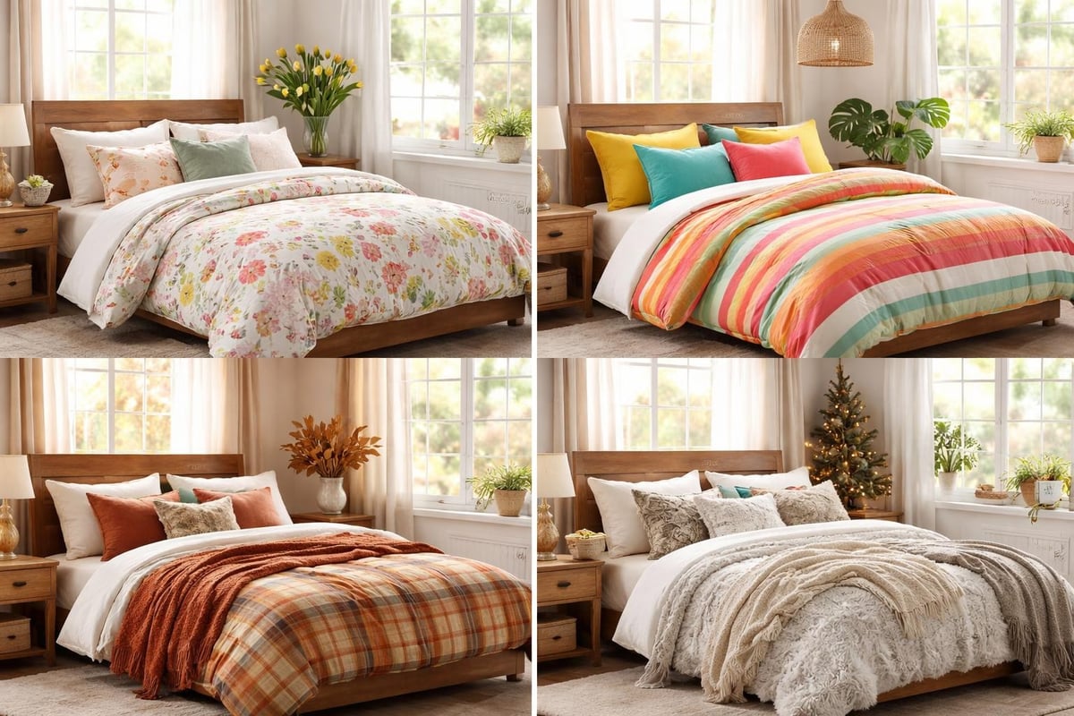 Seasonal bedroom refresh