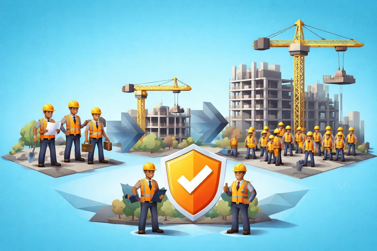 Construction workforce scaling