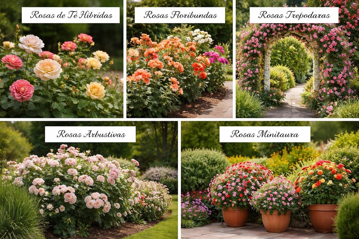 Clasificación de variedades de rosas