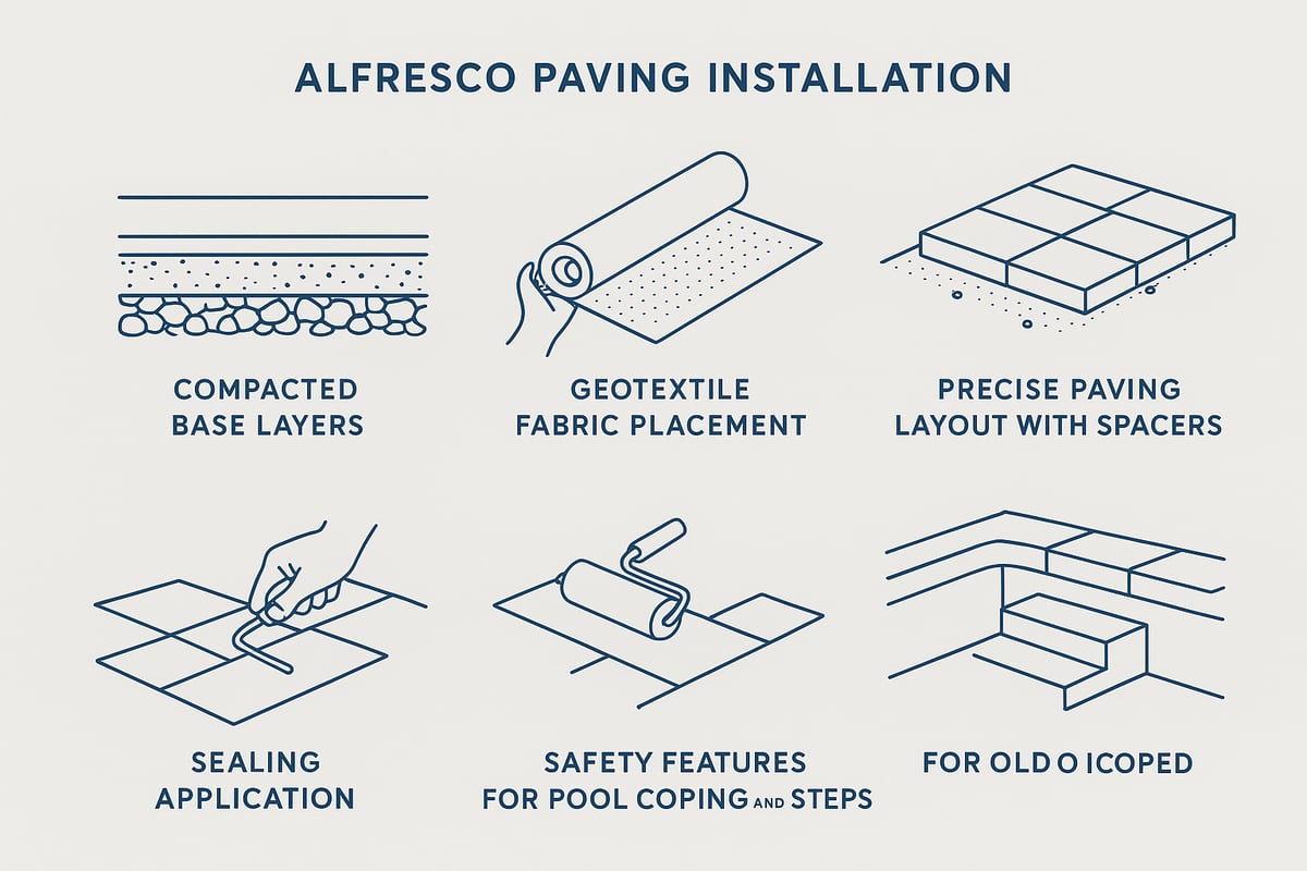 Expert Installation Tips for Alfresco Paving